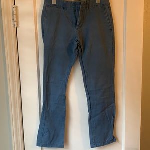 Slim Fit Blue Casual Pants - 29x30